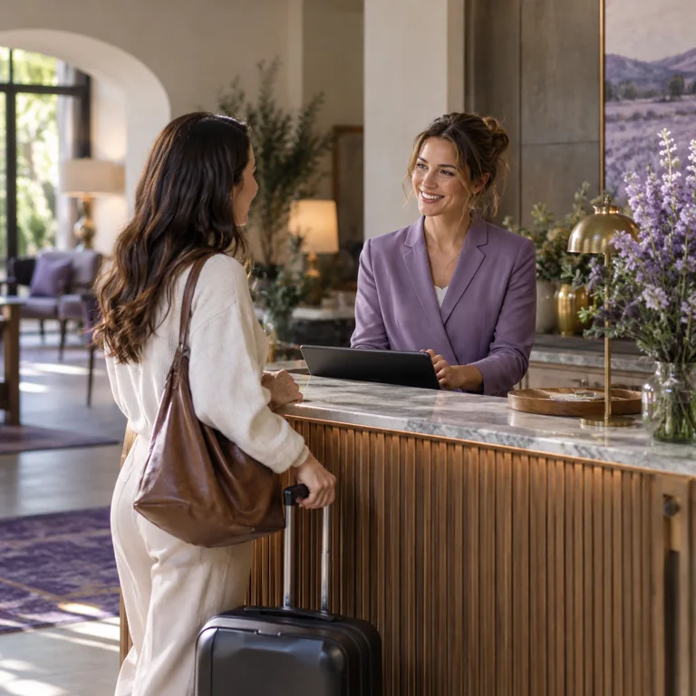 Illustrative scene for hotels